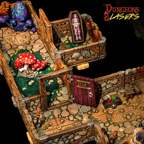 1414672225-1 Archon Studio - Dungeons & Lasers - Dwarven Mine Half-Height Walls