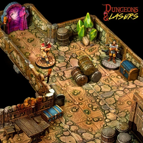 Archon Studio – Dungeons & Lasers Dwarven Mine Half-Height Walls - Archon Studio - Ludik Vault