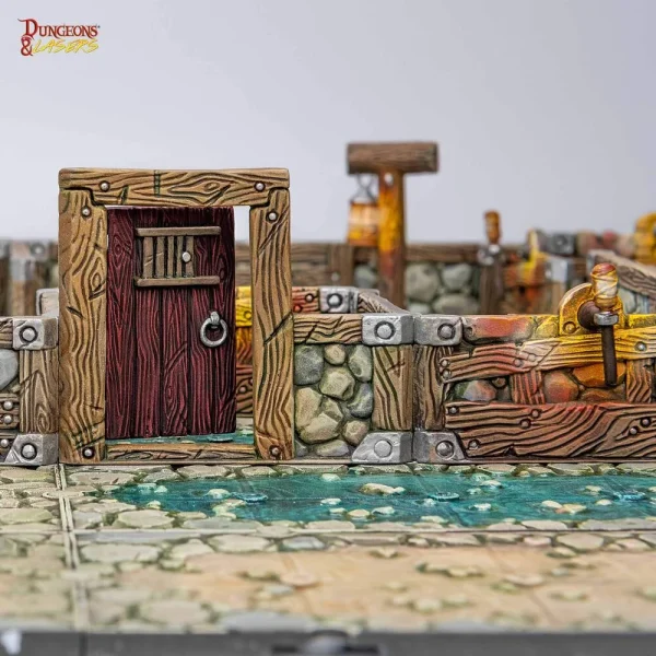 1414672225-9 Archon Studio - Dungeons & Lasers - Dwarven Mine Half-Height Walls
