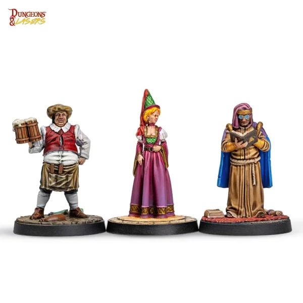 Archon Studio - Dungeons & Lasers - Miniatures: TOWNSFOLK MINIATURE PACK