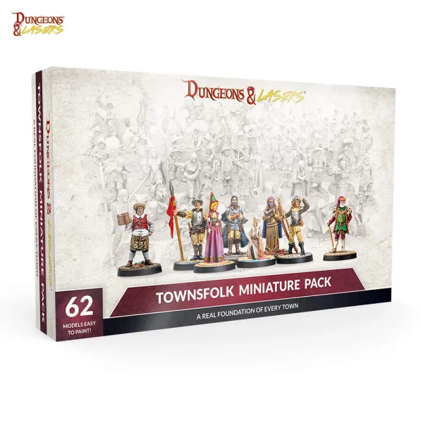 Archon Studio - Dungeons & Lasers - Miniatures: TOWNSFOLK MINIATURE PACK