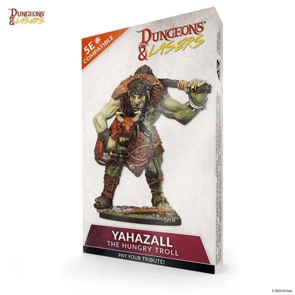 1414673093 Archon Studio – Dungeons & Lasers Miniatures: YAHAZZAL THE HUNGRY TROLL - Archon Studio - Ludik Vault