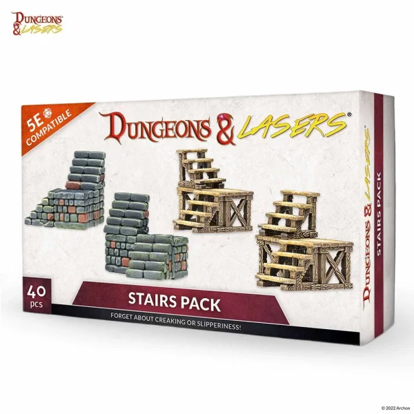 Archon Studio – Dungeons & Lasers Expansion Set: STAIRS PACK - Archon Studio - Ludik Vault