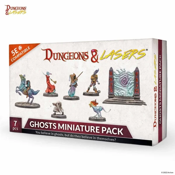 1414673123-4 Archon Studio - Dungeons & Lasers - Miniatures: GHOSTS MINIATURE PACK