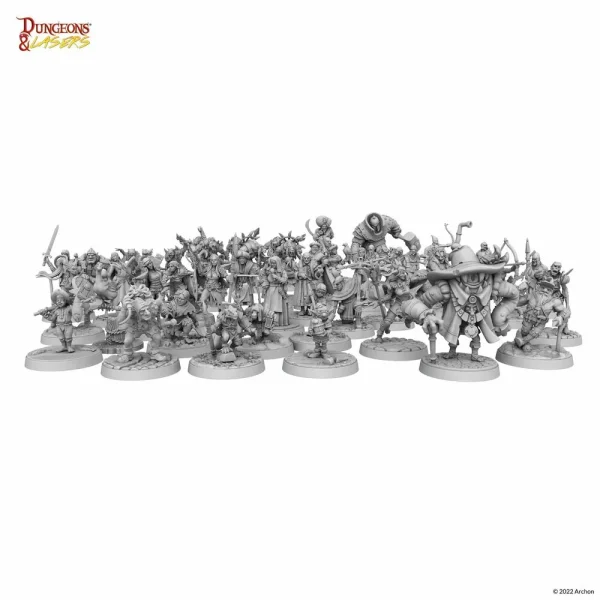 1414673130-2 Archon Studio - Dungeons & Lasers - Miniatures: NPC MINIATURE PACK
