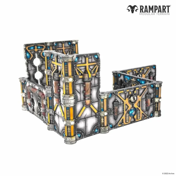 1414673147-3 Archon Studio - Rampart - Modular Terrain: COBALT FOUNDRY