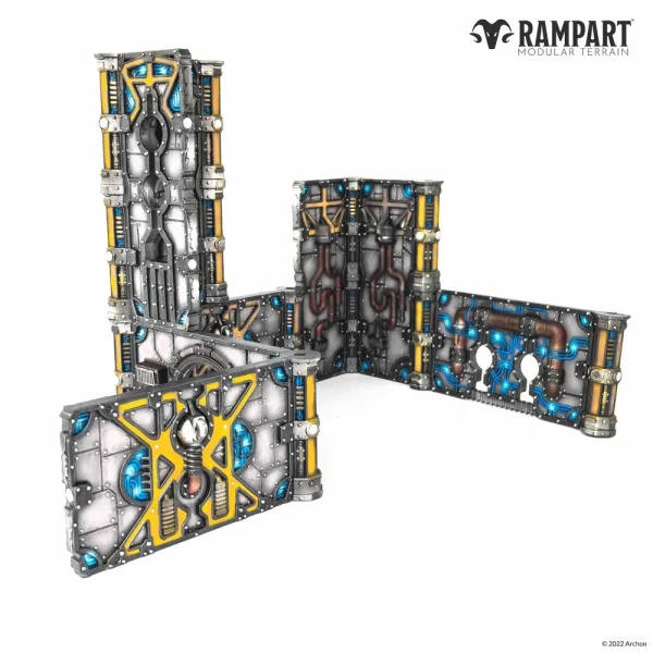 1414673147-8 Archon Studio - Rampart - Modular Terrain: COBALT FOUNDRY