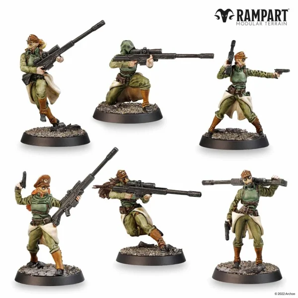 Archon Studio - Rampart - Modular Terrain: CITY DEFENDERS MINIATURE PACK