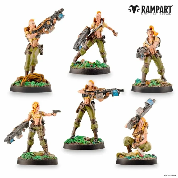 Archon Studio - Rampart - Modular Terrain: CITY DEFENDERS MINIATURE PACK