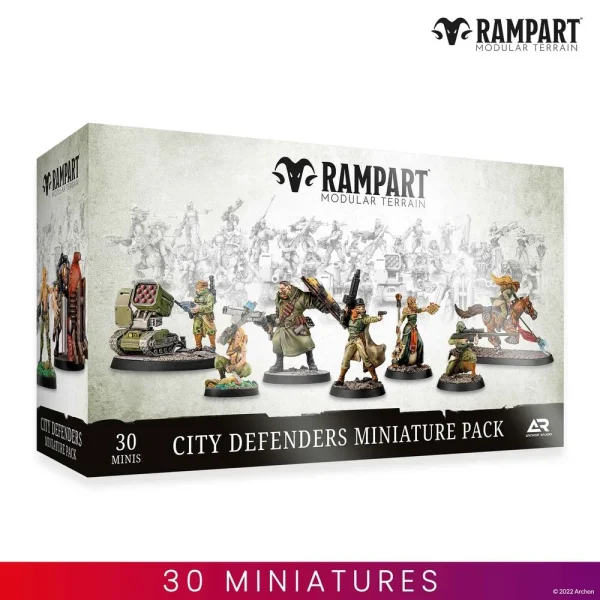 1414673154 Archon Studio – Modular Terrain: CITY DEFENDERS MINIATURE PACK - Archon Studio - Ludik Vault