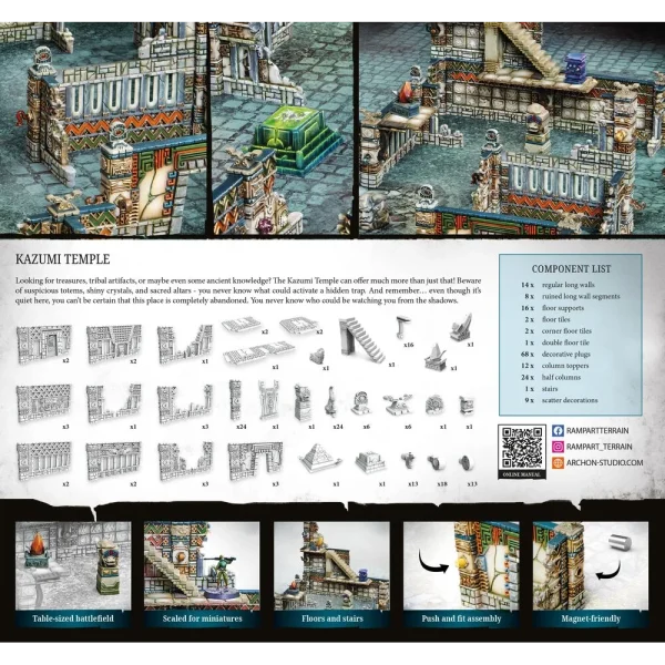 Archon Studio - Rampart - Modular Terrain: KAZUMI TEMPLE