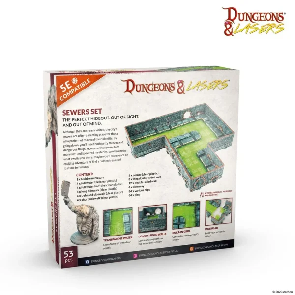 Archon Studio - Dungeons & Lasers - Starter Set: SEWERS