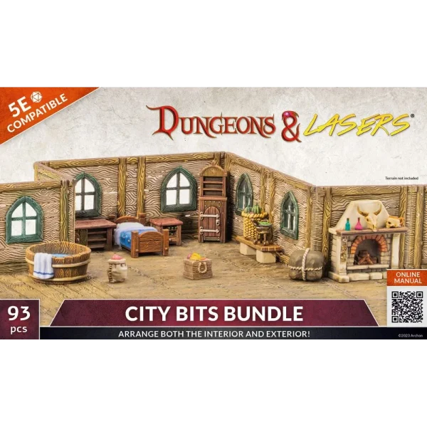 Archon Studio - Dungeons & Lasers - Expansion Set: CITY BITS BUNDLE
