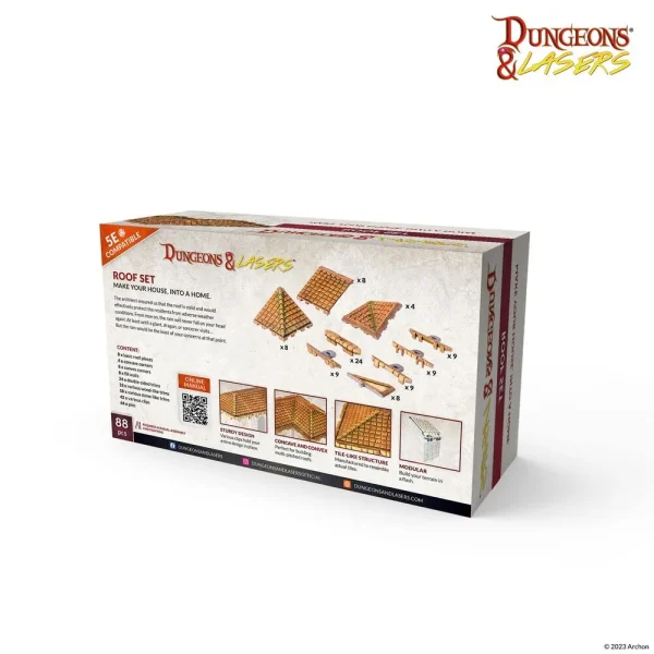 1414673482-5 Archon Studio - Dungeons & Lasers - Expansion Set: ROOF SET