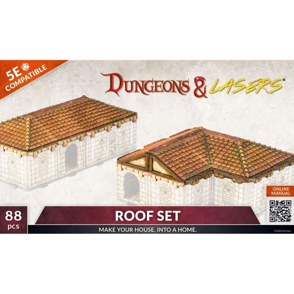 1414673482-6 Archon Studio - Dungeons & Lasers - Expansion Set: ROOF SET