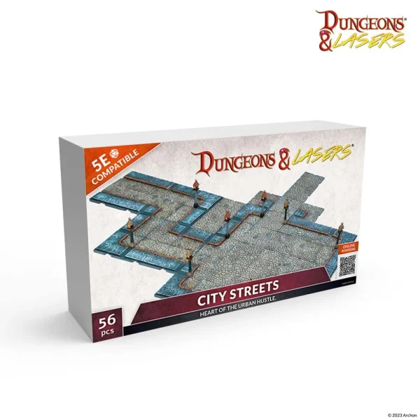 1414673499-4 Archon Studio - Dungeons & Lasers - Expansion Set: CITY STREETS