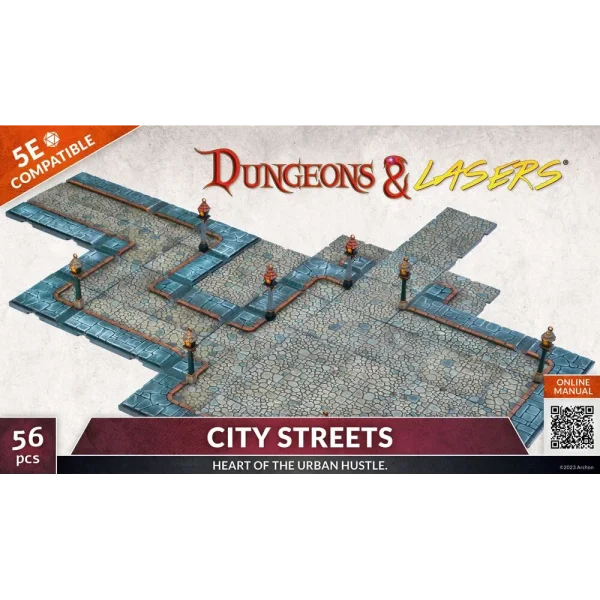 1414673499-7 Archon Studio - Dungeons & Lasers - Expansion Set: CITY STREETS