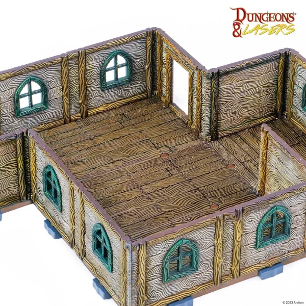 1414673505-1 Archon Studio - Dungeons & Lasers - Expansion Set: WOODEN COTTAGE