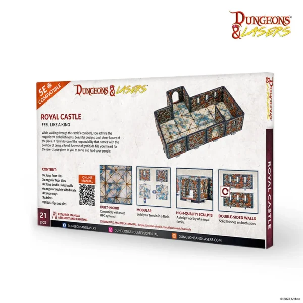 1414673703-4 Archon Studio - Dungeons & Lasers - Expansion Set: ROYAL CASTLE
