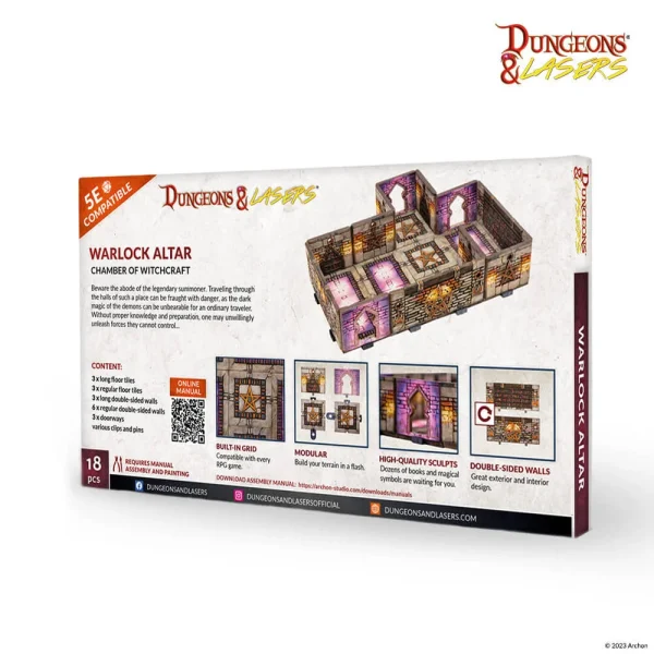 1414673734-4 Archon Studio - Dungeons & Lasers - Expansion Set: WARLOCK ALTAR