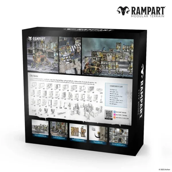Archon Studio - Rampart - Modular Terrain: CITY RUINS