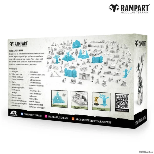 1414673765-2 Archon Studio - Rampart - Modular Terrain: CITY RUINS BITS