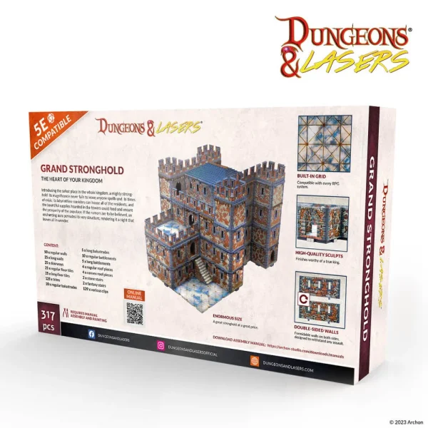 Archon Studio - Dungeons & Lasers - Starter Set: GRAND STRONGHOLD