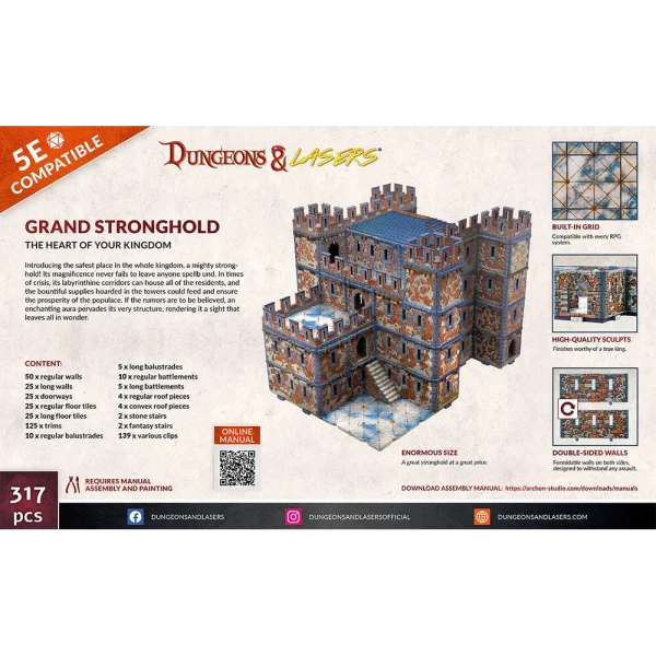 Archon Studio - Dungeons & Lasers - Starter Set: GRAND STRONGHOLD