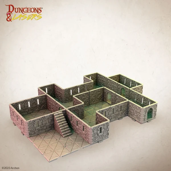1414673918 Archon Studio – Dungeons & Lasers Starter Set: GRAND STRONGHOLD - Archon Studio - Ludik Vault