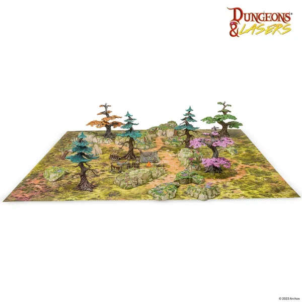 1414674144-2 Archon Studio - Dungeons & Lasers - Starter Set: THE ELVEN WOODS