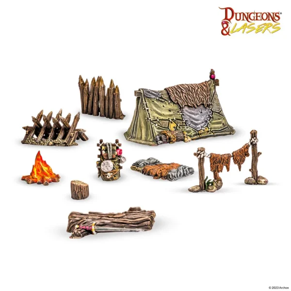 1414674144-3 Archon Studio - Dungeons & Lasers - Starter Set: THE ELVEN WOODS