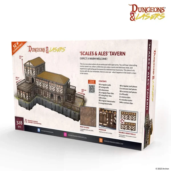 1414674151-3 Archon Studio - Dungeons & Lasers - Starter Set: SCALES & ALES TAVERN