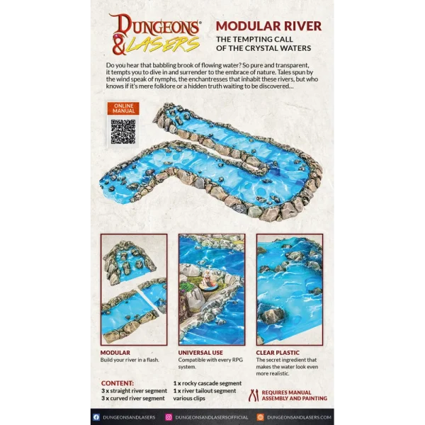 Archon Studio - Dungeons & Lasers - Expansion Set: MODULAR RIVER