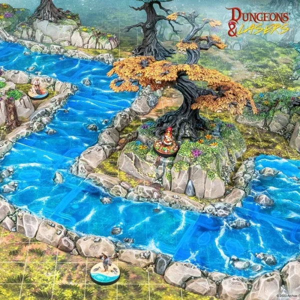 Archon Studio – Dungeons & Lasers Expansion Set: MODULAR RIVER - Archon Studio - Ludik Vault