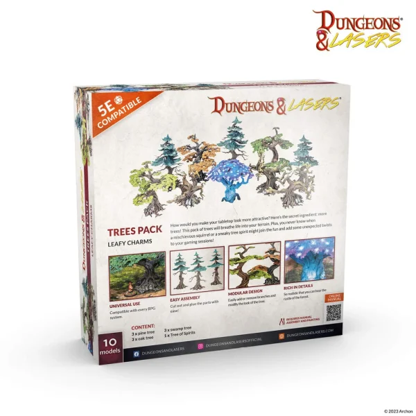 1414674175-6 Archon Studio - Dungeons & Lasers - Expansion Set: TREES PACK