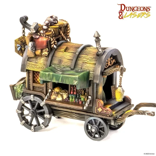 1414674182-1 Archon Studio - Dungeons & Lasers - Miniatures: STAGECOACH