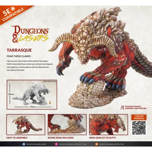 1414674199-7 Archon Studio - Dungeons & Lasers - Miniatures: TARRASQUE