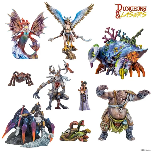 Archon Studio - Dungeons & Lasers - Miniatures: FANTASY MINIATURES SET