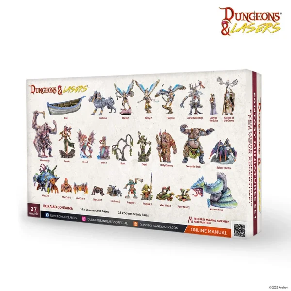Archon Studio - Dungeons & Lasers - Miniatures: FANTASY MINIATURES SET