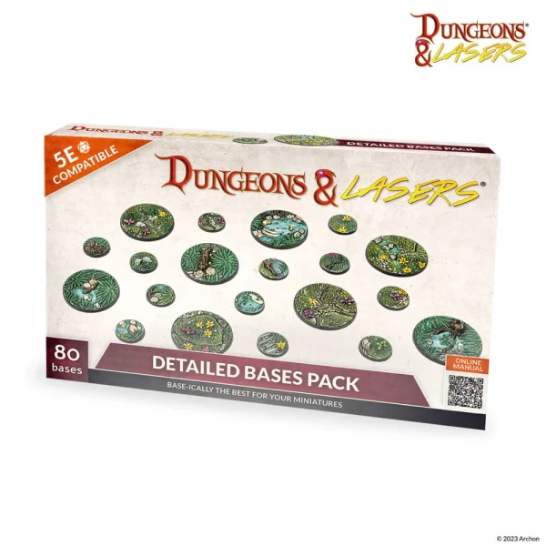 1414674212-3 Archon Studio - Dungeons & Lasers - Miniatures: DETAILED BASES PACK