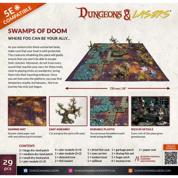 Archon Studio - Dungeons & Lasers - Starter Set: SWAMPS OF DOOM