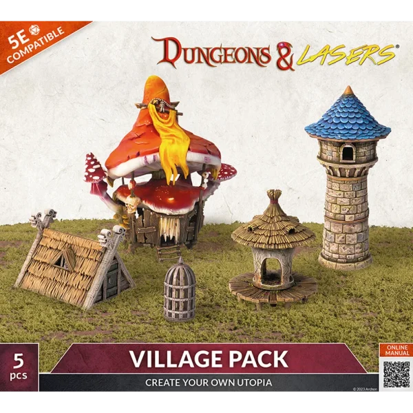 1414674694-3 Archon Studio - Dungeons & Lasers - Expansion Set: VILLAGE PACK