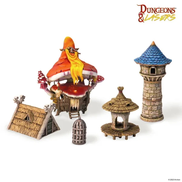 1414674694-4 Archon Studio - Dungeons & Lasers - Expansion Set: VILLAGE PACK