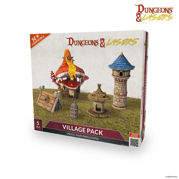 1414674694 Archon Studio – Dungeons & Lasers Expansion Set: VILLAGE PACK - Archon Studio - Ludik Vault