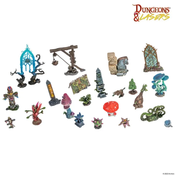 1414674700-4 Archon Studio - Dungeons & Lasers - Expansion Set: ANCIENT RUINS SCATTER TERRAIN