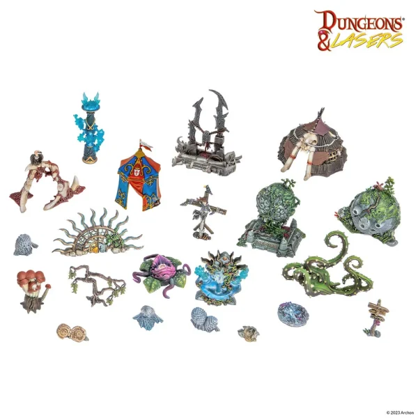 1414674700-5 Archon Studio - Dungeons & Lasers - Expansion Set: ANCIENT RUINS SCATTER TERRAIN