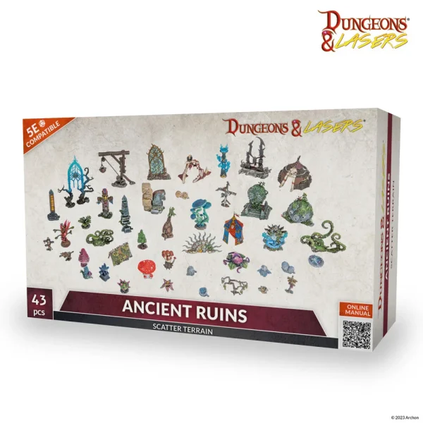 Archon Studio – Dungeons & Lasers Expansion Set: ANCIENT RUINS SCATTER TERRAIN - Archon Studio - Ludik Vault