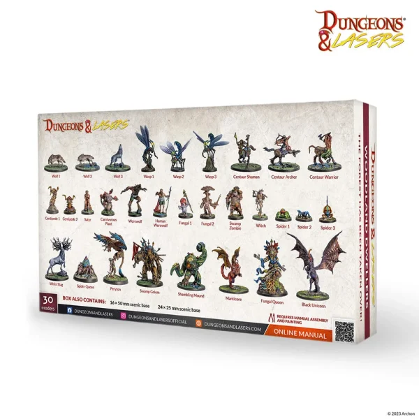 Archon Studio - Dungeons & Lasers - Miniatures: WOODLAND DWELLERS