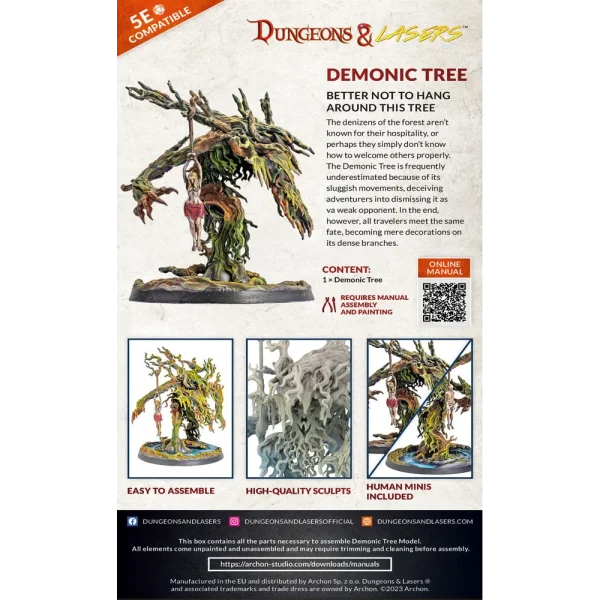 1414674724-3 Archon Studio - Dungeons & Lasers - Miniatures: DEMONIC TREE