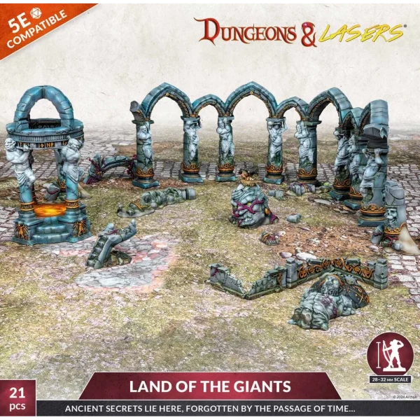 Archon Studio - Dungeons & Lasers - Starter Set: LAND OF THE GIANTS